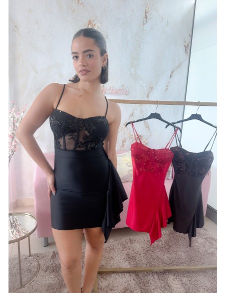 Vestido vuelo lentejuela