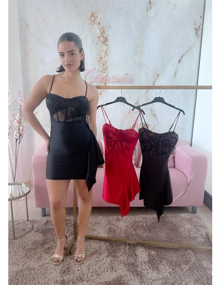 Vestido vuelo lentejuela