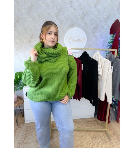 Jersey con bufanda 2
