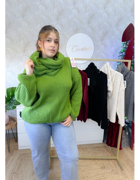 Jersey con bufanda