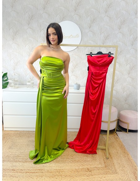 Vestido corpiño tira