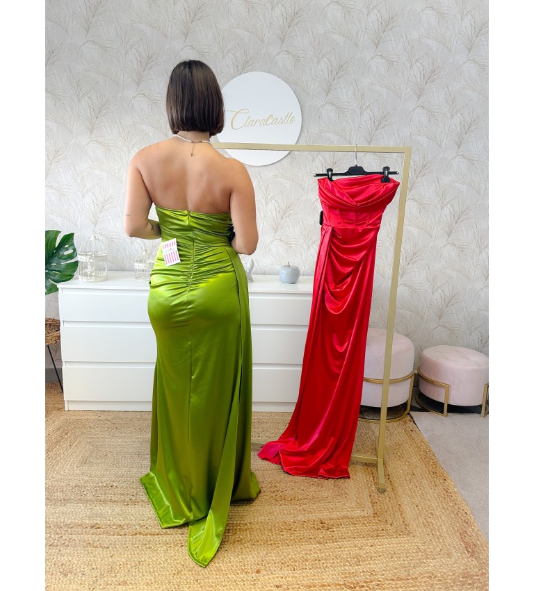 Vestido corpiño tira