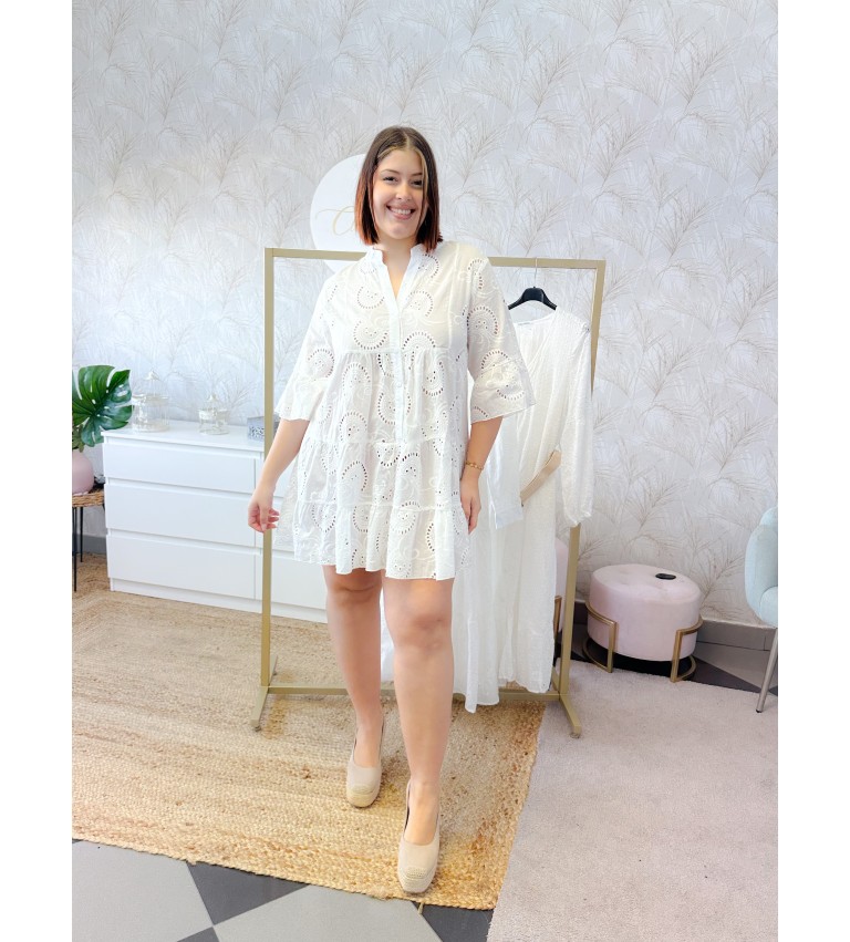 Vestido corto white