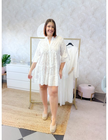 Vestido corto white