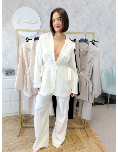 Conjunto americana lazos + pantalón