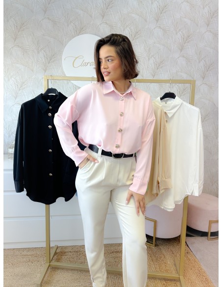 Blusa botones dorada