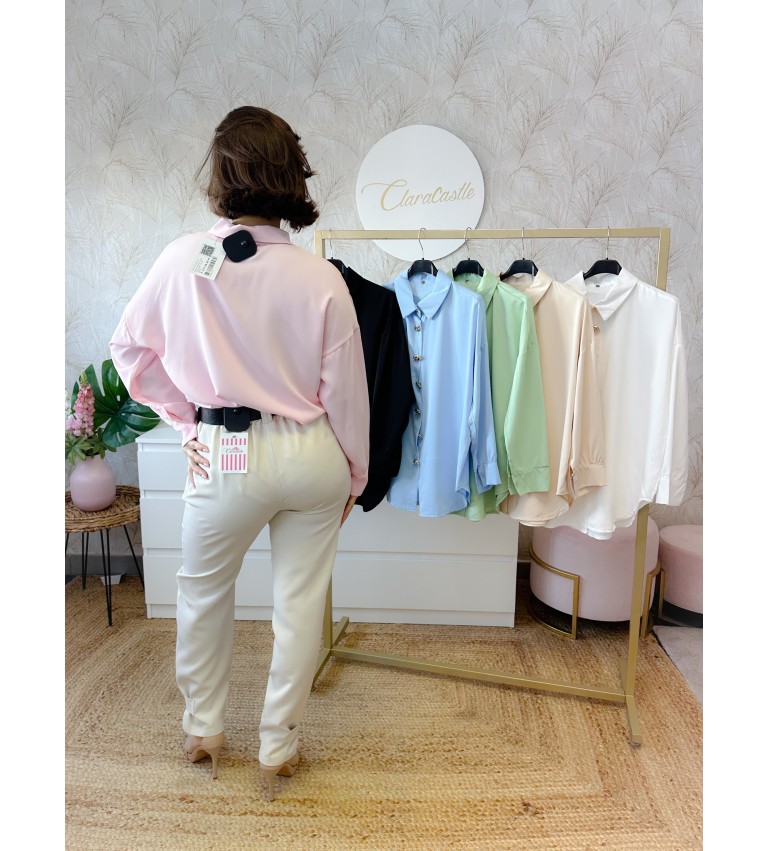 Blusa botones dorada