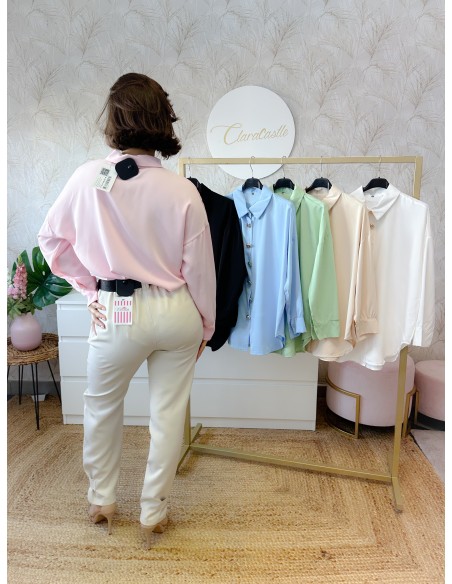 Blusa botones dorada