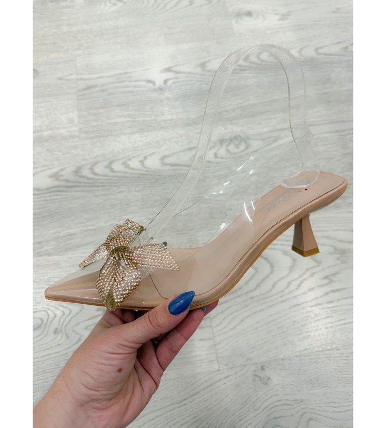 Stiletto transparente joya