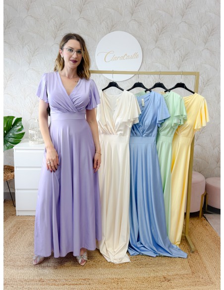 Vestido manga volante