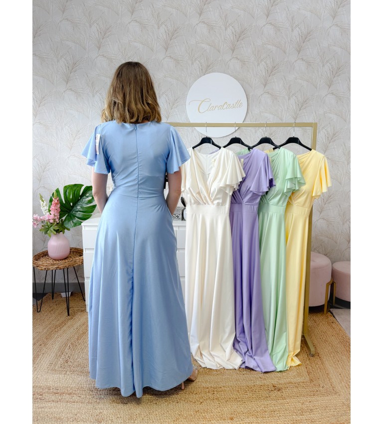 Vestido manga volante