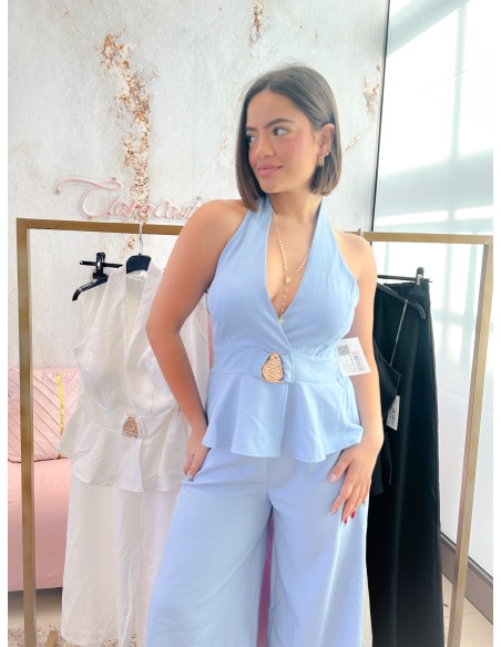 Conjunto top + pantalon