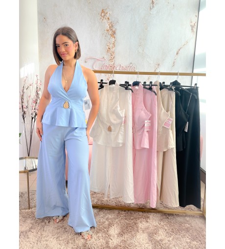 Conjunto top + pantalon